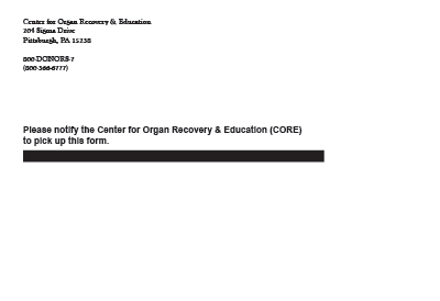 Show details for Please Notify Envelope