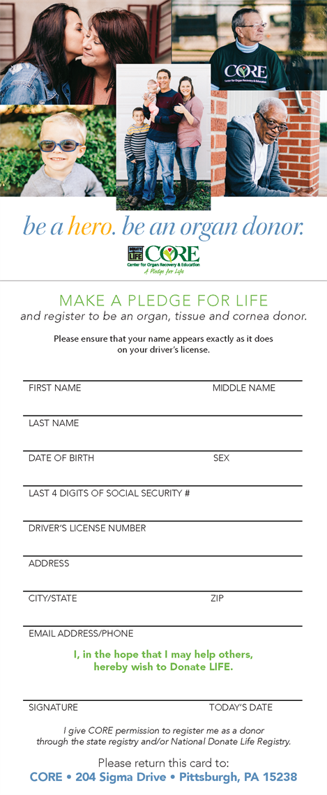 Show details for 2024 Donor Registration Card