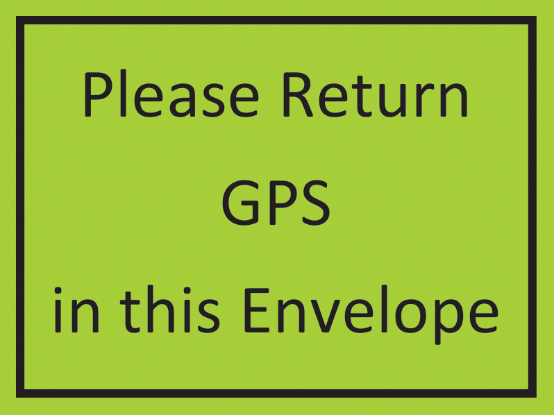 Show details for Please Return GPS