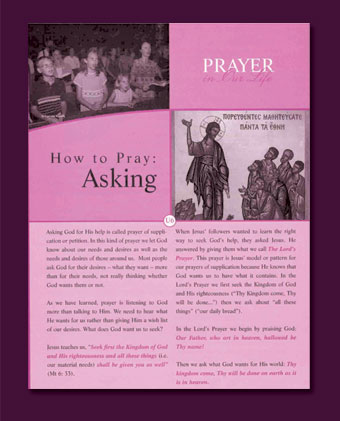 Show details for Prayer In Our Life STUDENT Leaflets