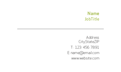 Show details for Agriculture Business Card 7