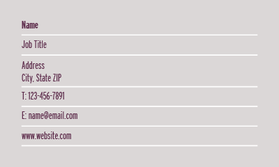 Show details for Business Services Business Card 6