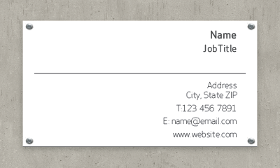 Show details for Construction & Trade Business Card 1