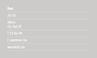 Show details for Creative Business Card 6