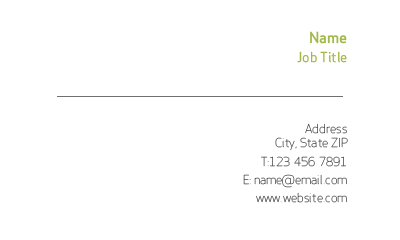 Show details for Environment Business Card 7