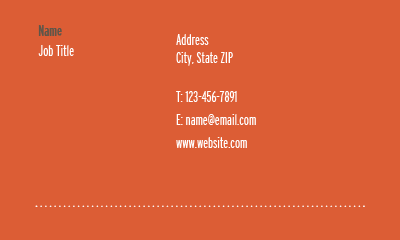 Show details for Food & Beverage Business Card 1