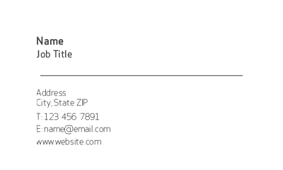 Show details for For Everyone Business Card 7