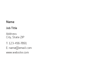 Show details for For Everyone Business Card 8