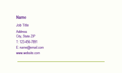 Show details for Horticulture Business Card 7