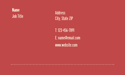 Show details for Non Profit Business Card 4