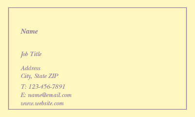 Show details for Occasions Business Card 2
