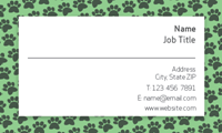 Show details for Pet Services Business Card 7
