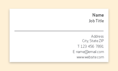 Show details for Recreation Business Card 3