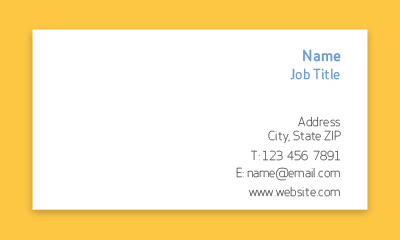 Show details for Recreation Business Card 8