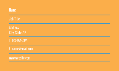 Show details for Technology Business Card 8