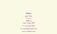 Show details for Wedding Services Business Card 2
