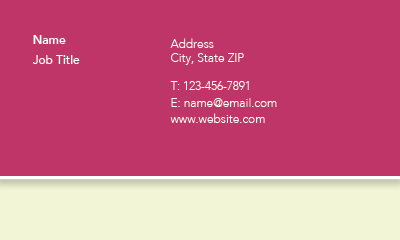 Show details for Wedding Services Business Card 6