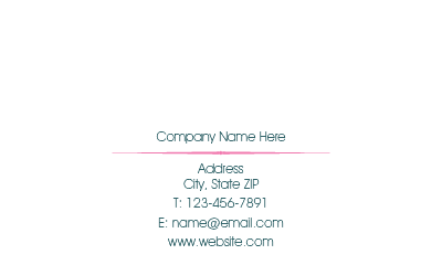 Show details for Wedding Services Business Card 7