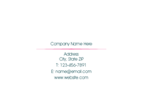 Show details for Wedding Services Business Card 7