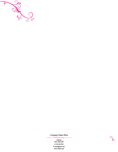 Show details for Beauty Letterhead 6