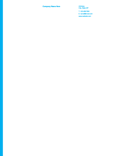 Show details for Financial Letterhead 5