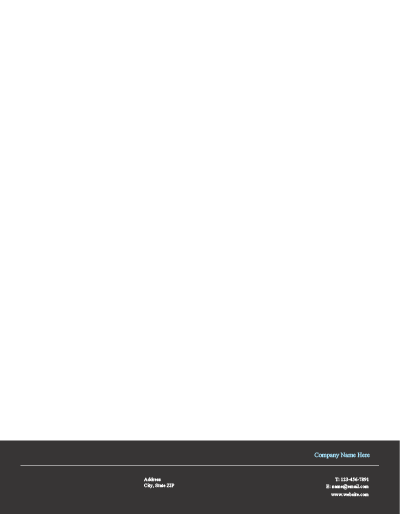 Show details for Food & Beverage Letterhead 2