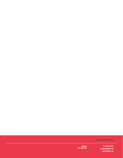 Show details for Food & Beverage Letterhead 7