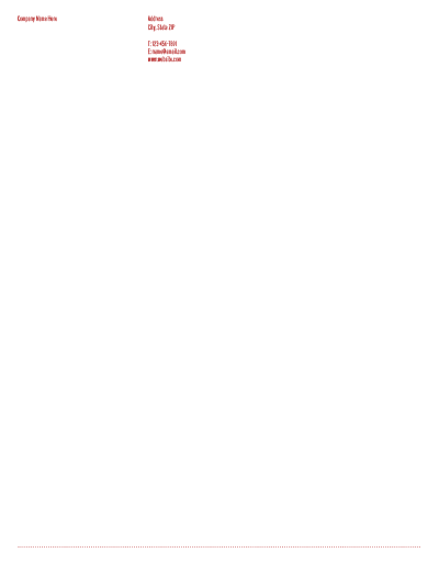 Show details for House & Home Letterhead 1