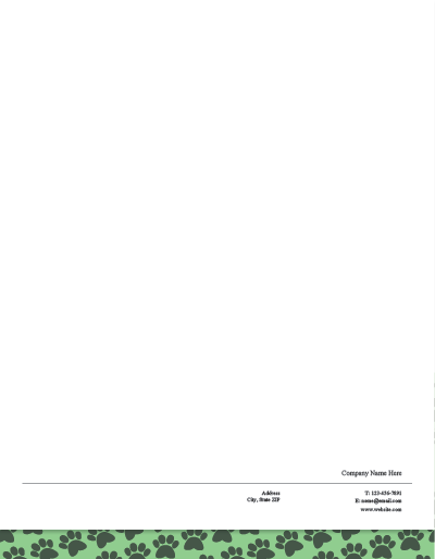 Show details for Pet Services Letterhead 7