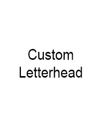 Show details for Custom Letterhead