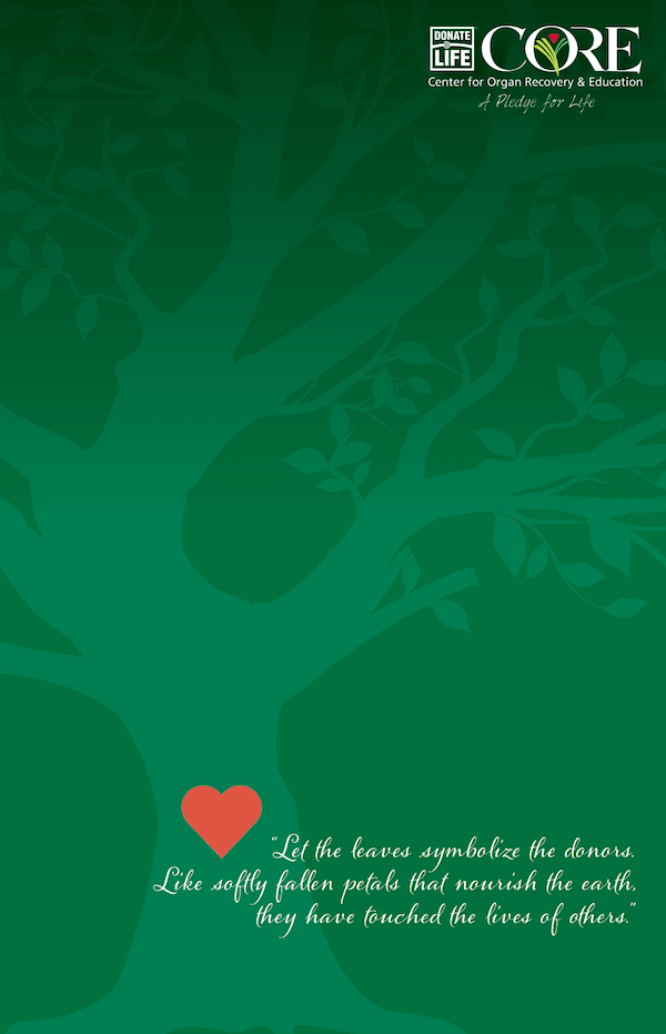 Show details for Donor Family Bereavement Brochure