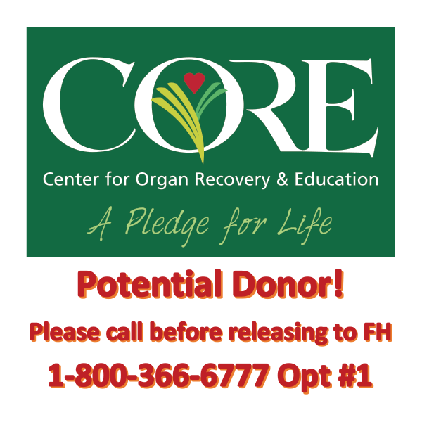 Show details for Potential Donor Sticker