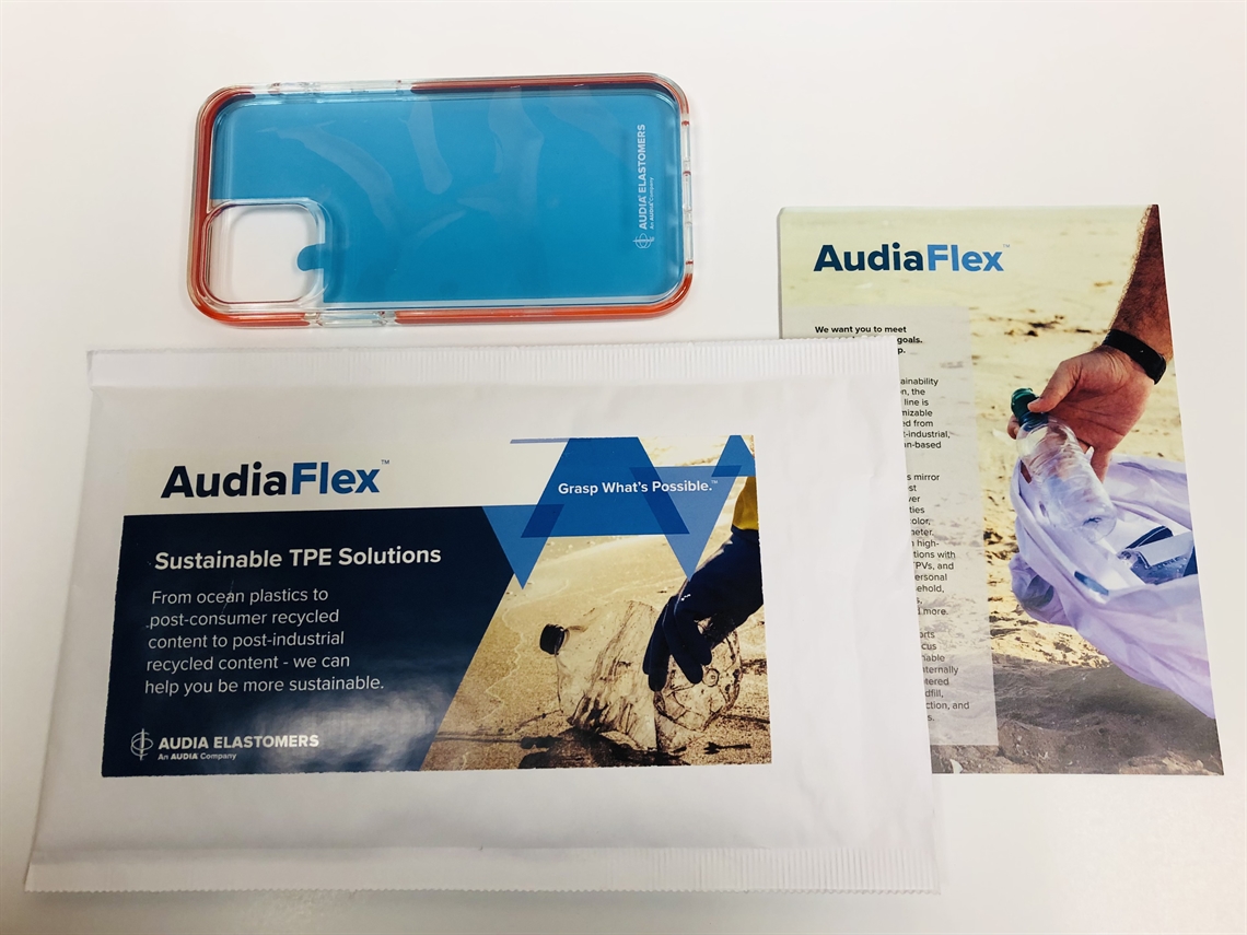 Show details for AudiaFlex iPhone Case in White Mailing Envelope with card