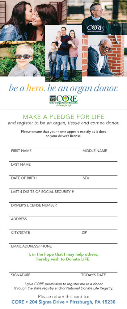 Show details for 2024 Donor Registration Card